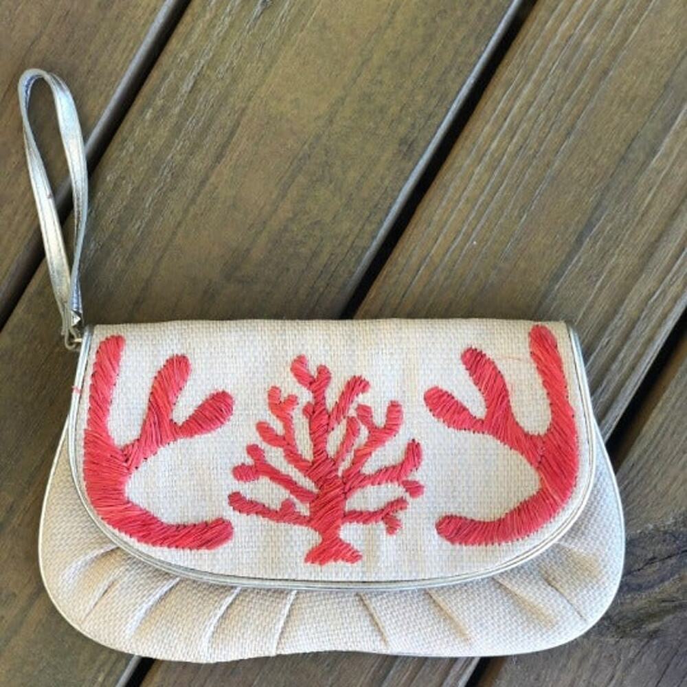 Coral Felix Ray wristlet